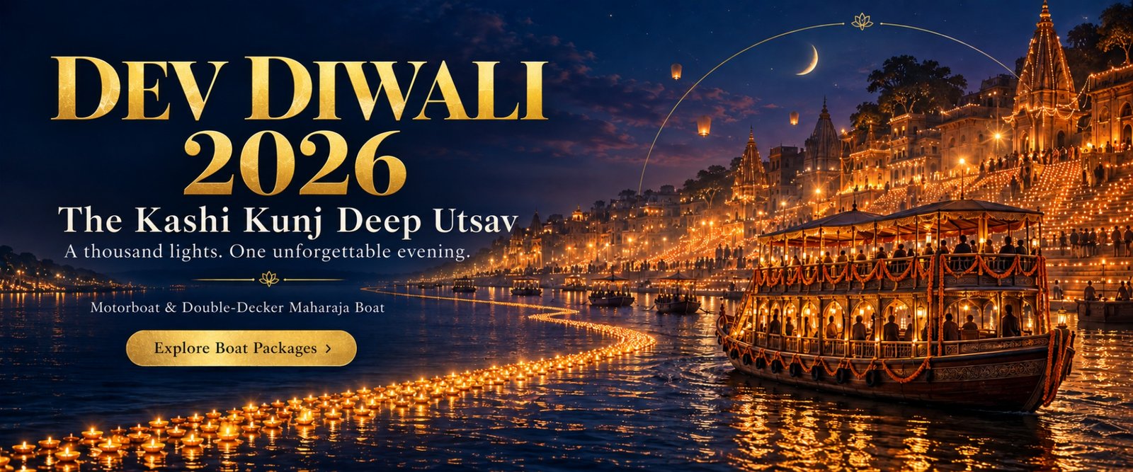 Dev Diwali Boat Booking 2026